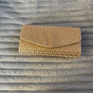 Elegant Gold Clutch Bag